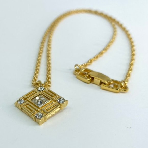 Authentic Vintage Givenchy Gold Tone Necklace - Picture 4 of 7